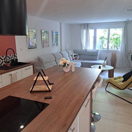 Magnifique Appartement 2 Chambres Avec 50 M2 De Jardin Privatif La Crau Kültér fotó